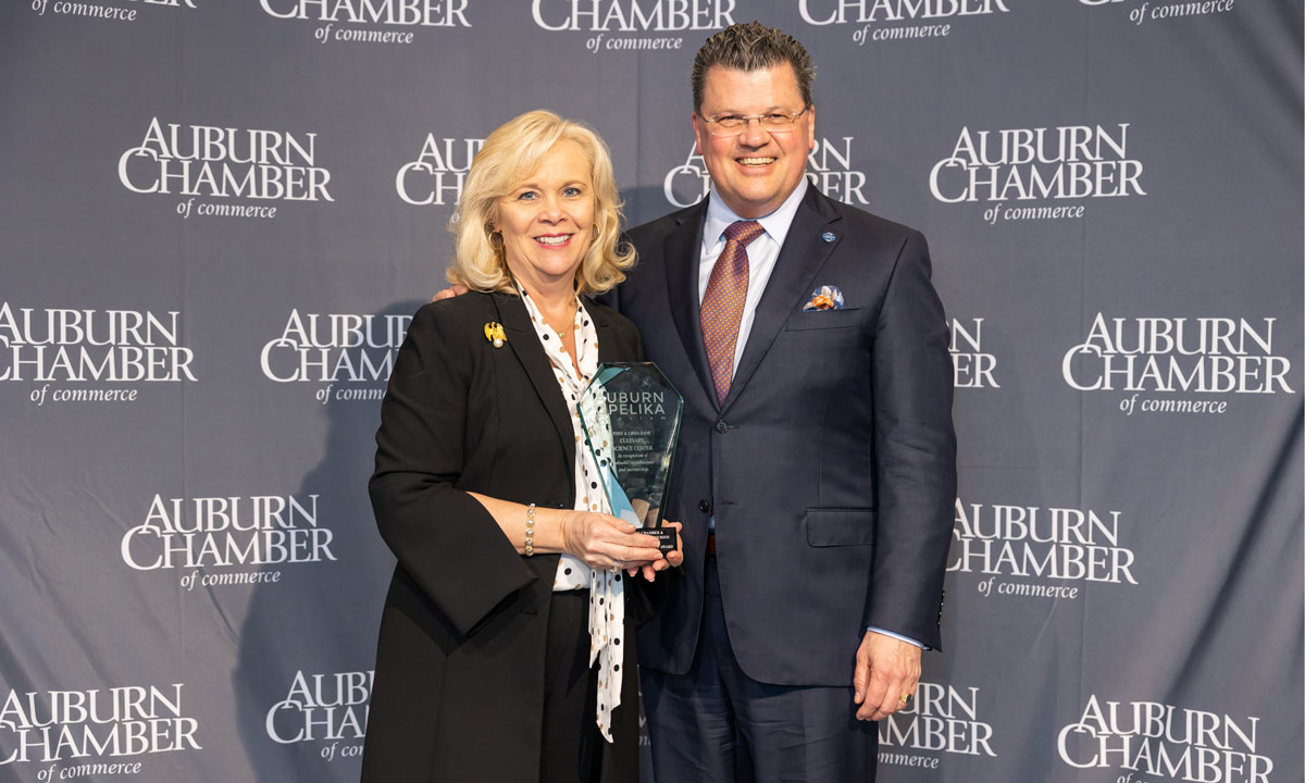 Dean Susan Hubbard and Hans van der Reijden