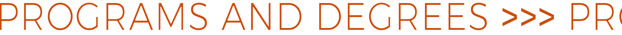 Programs and Degree wordmark