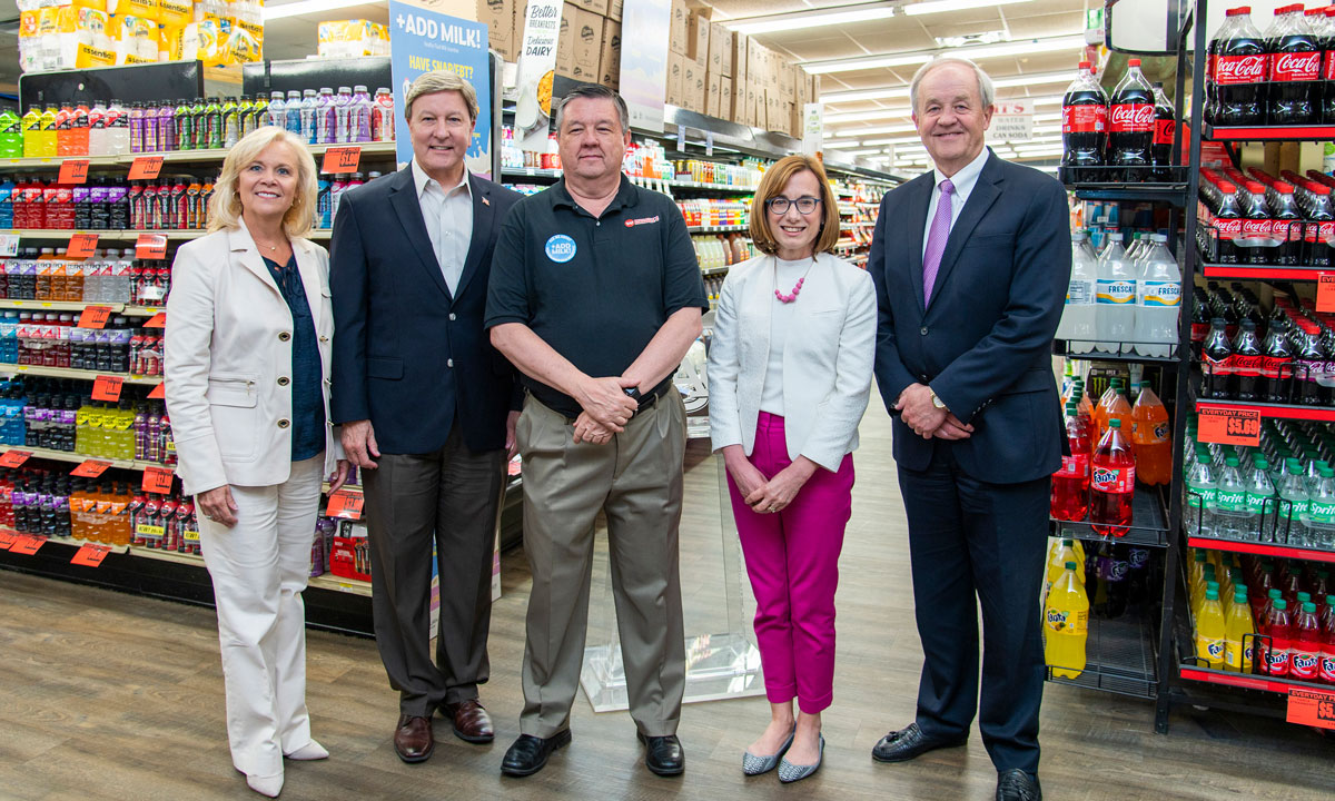 Susan Hubbard, Mike Rogers, Jimmy Wright, Cindy Long and Michael Dykes