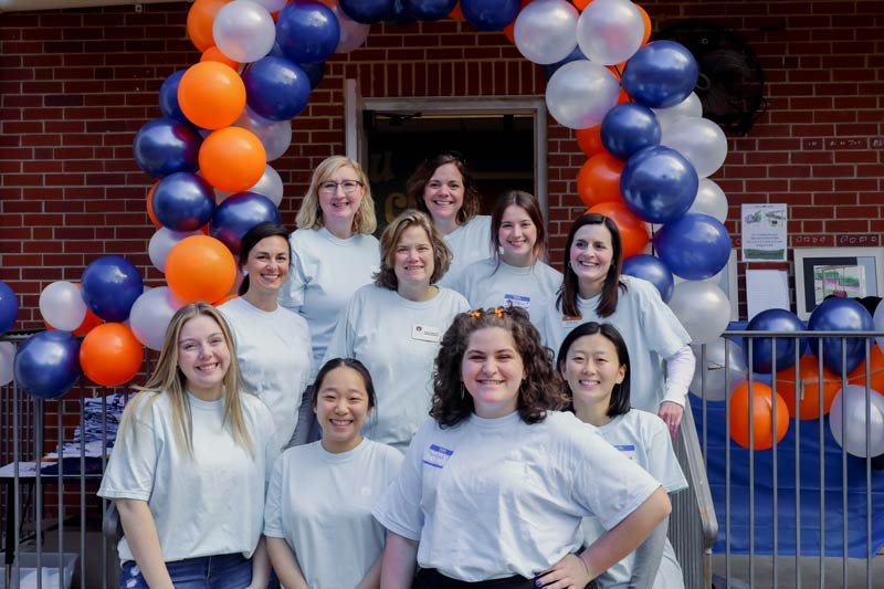 Photo of Early Learning Center staff at Open House.